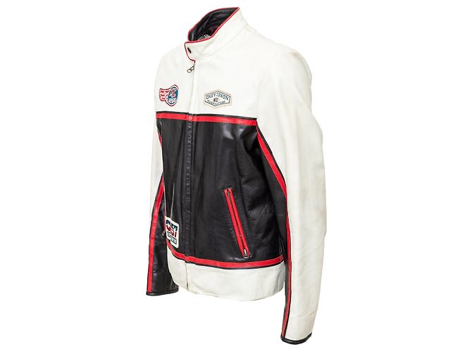 Autre Marque Chevignon Biker-Lederjacke Mehrfarben - Ansicht 2
