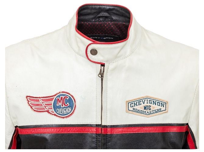 Autre Marque Chevignon Biker-Lederjacke Mehrfarben - Ansicht 4
