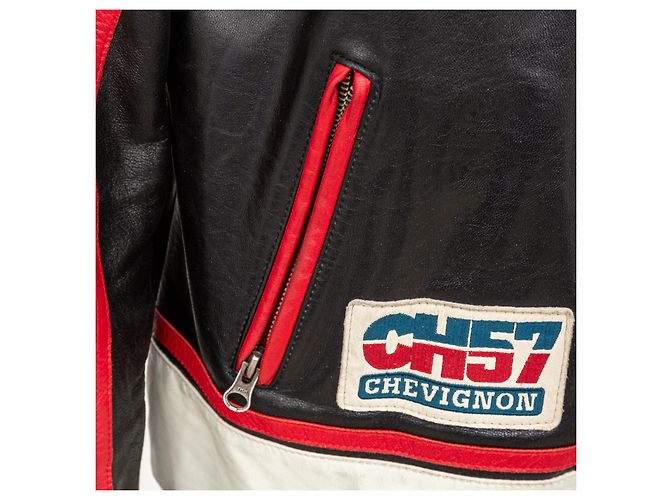 Autre Marque Chevignon Biker-Lederjacke Mehrfarben - Ansicht 9