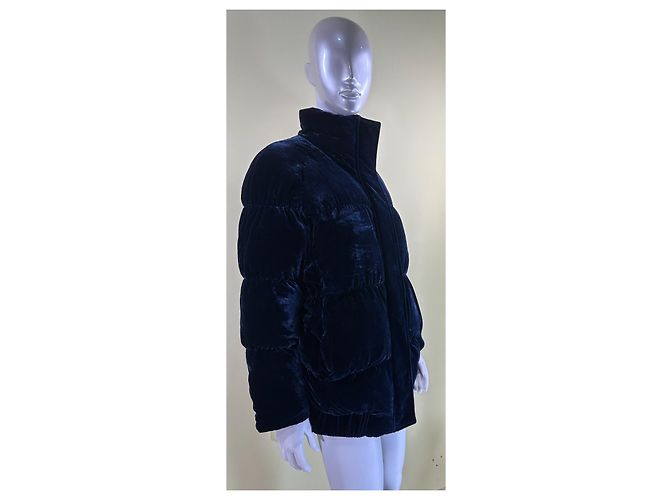 Autre Marque Rabens Saloner Abbelin Samtjacke Blau - Ansicht 2