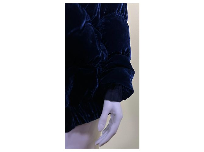 Autre Marque Rabens Saloner Abbelin Samtjacke Blau - Ansicht 7