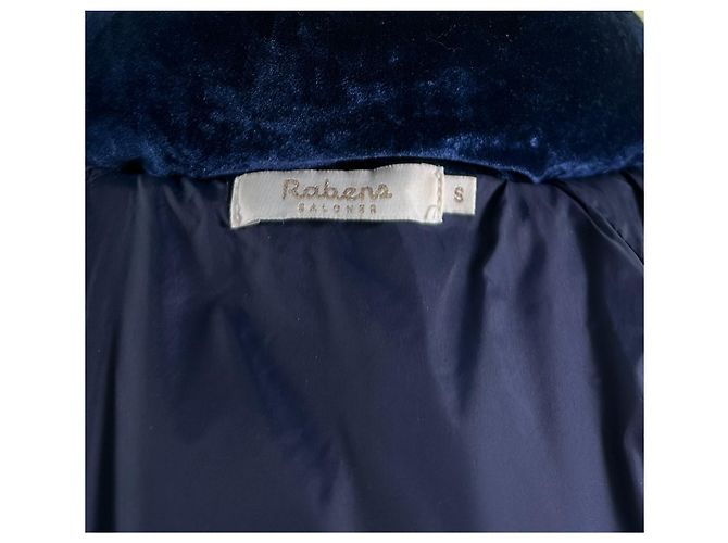 Autre Marque Rabens Saloner Abbelin Samtjacke Blau - Ansicht 8