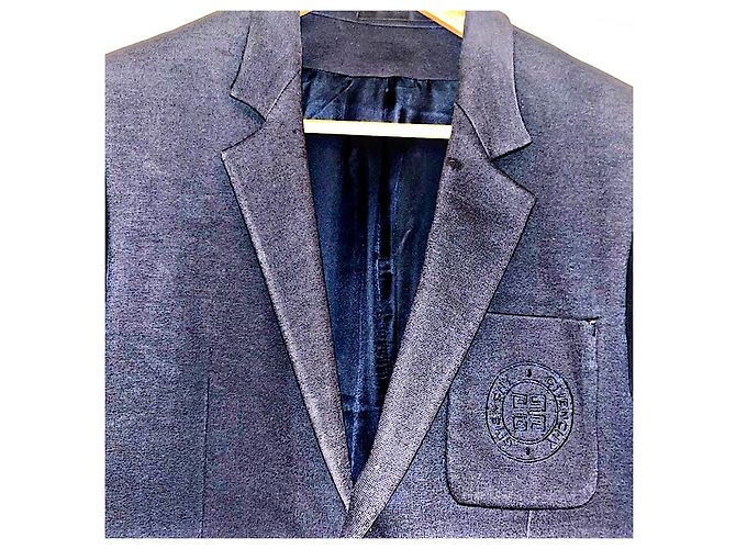 Authentic Givenchy x CDG Riccardo Tisci Runway 4G Emblem Limitierte Auflage Blazer Schwarz - Ansicht 3