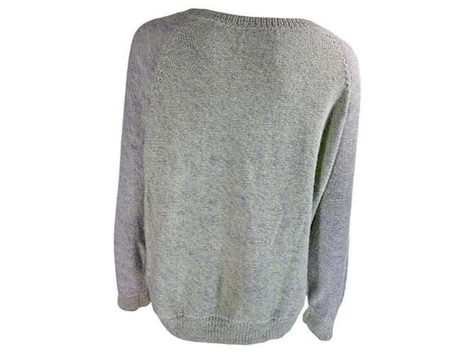 Baum und Pferdgarten Alpaka Pullover Grün - Ansicht 4