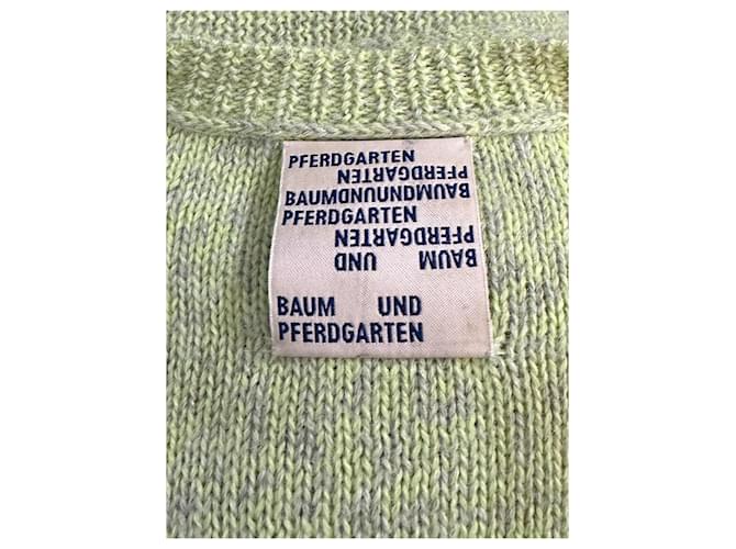 Baum und Pferdgarten Alpaka Pullover Grün - Ansicht 5