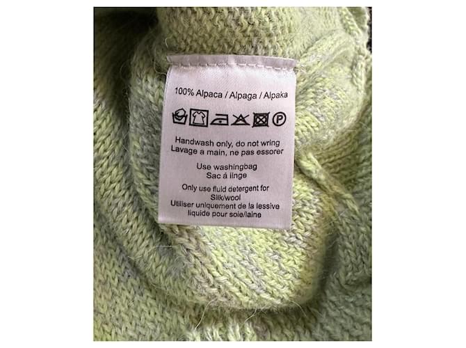 Baum und Pferdgarten Alpaka Pullover Grün - Ansicht 6