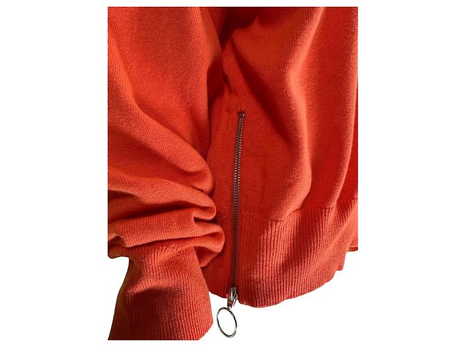 & Other Stories Pullover Orange Koralle Baumwolle Wolle L - Ansicht 4