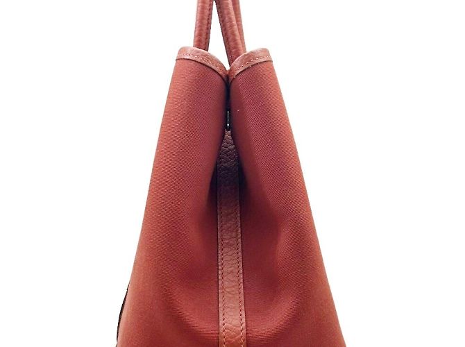 Hermès Borsa Tote TPM Hermes Garden Rosso - vista 10