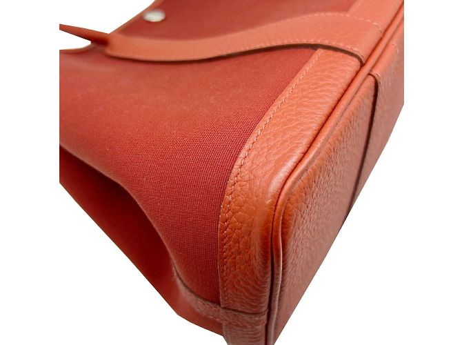 Hermès Borsa Tote TPM Hermes Garden Rosso - vista 5
