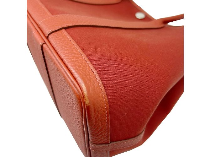 Hermès Borsa Tote TPM Hermes Garden Rosso - vista 6