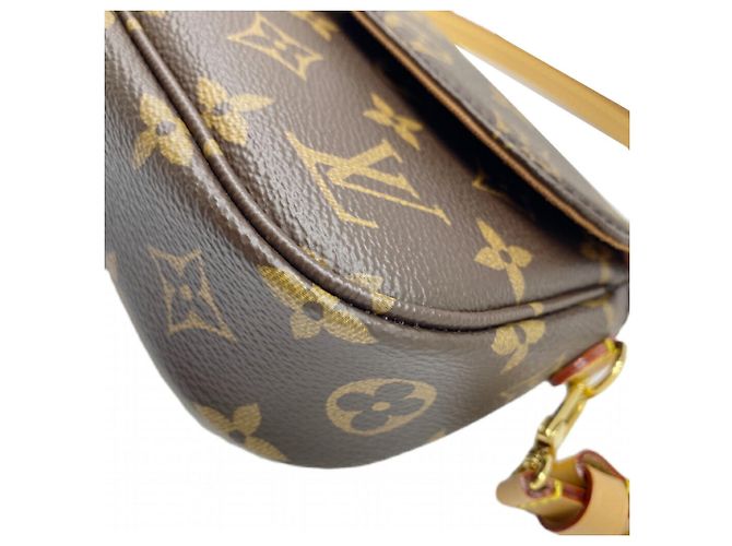 Ivy Louis Vuitton Monogram Brieftasche mit Kette Braun - Ansicht 11