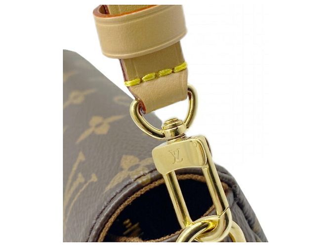 Ivy Louis Vuitton Monogram Brieftasche mit Kette Braun - Ansicht 12