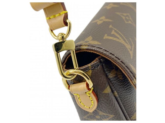 Ivy Louis Vuitton Monogram Brieftasche mit Kette Braun - Ansicht 13