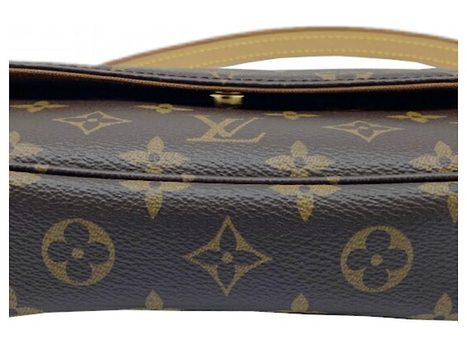 Ivy Louis Vuitton Monogram Brieftasche mit Kette Braun - Ansicht 14