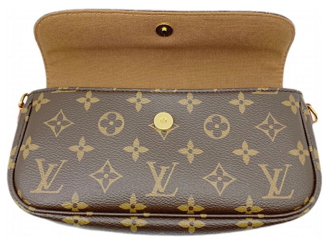 Ivy Louis Vuitton Monogram Brieftasche mit Kette Braun - Ansicht 6