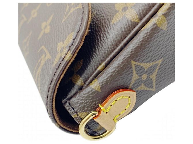 Ivy Louis Vuitton Monogram Brieftasche mit Kette Braun - Ansicht 7