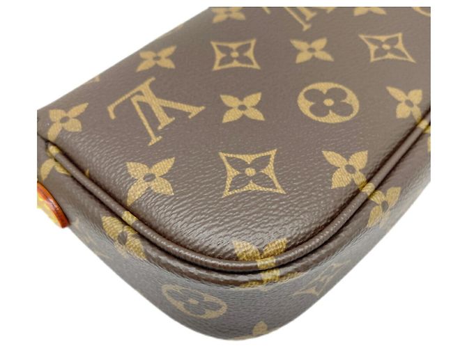 Ivy Louis Vuitton Monogram Brieftasche mit Kette Braun - Ansicht 8