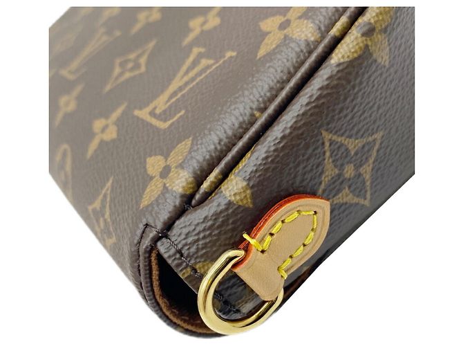 Ivy Louis Vuitton Monogram Brieftasche mit Kette Braun - Ansicht 9