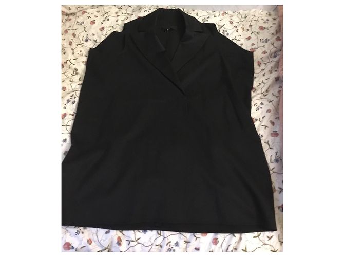 Mm6 Kleid aus schwarzer Wolle - Ansicht 3
