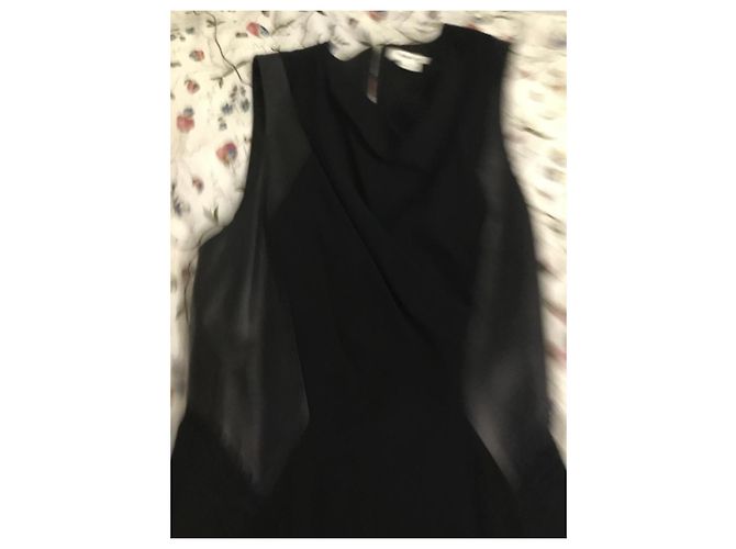 Conjunto de saia e casaco preto de lã Helmut Lang - vista 12