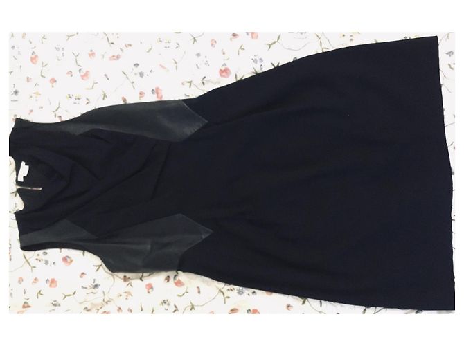 Conjunto de saia e casaco preto de lã Helmut Lang - vista 17