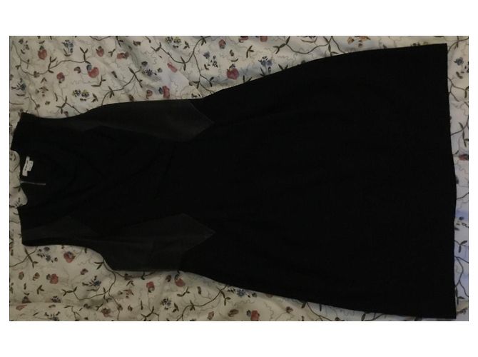 Conjunto de saia e casaco preto de lã Helmut Lang - vista 18