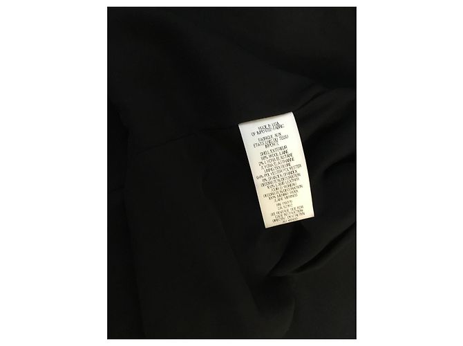 Conjunto de saia e casaco preto de lã Helmut Lang - vista 9
