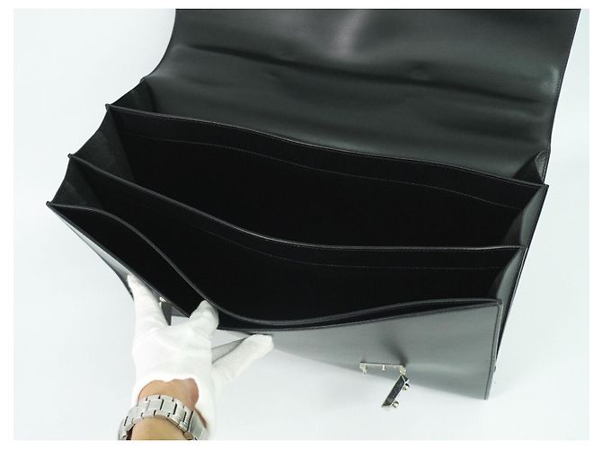 Sac à dépêches Borsa da spedizione Hermès Nero - vista 5