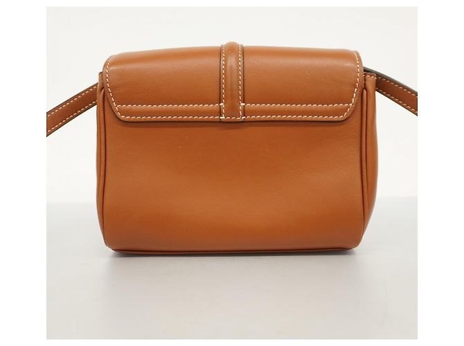 Céline Borsa a spalla in pelle marrone Celine - vista 11