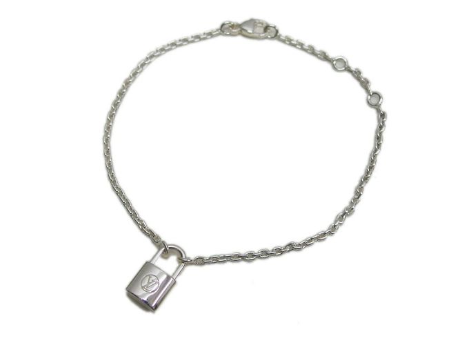 Bracciale in catena Silver Lockit di Louis Vuitton Argento - vista 2