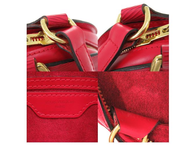 Zaino Mabillon Epi Louis Vuitton in rosso castigliano - vista 10