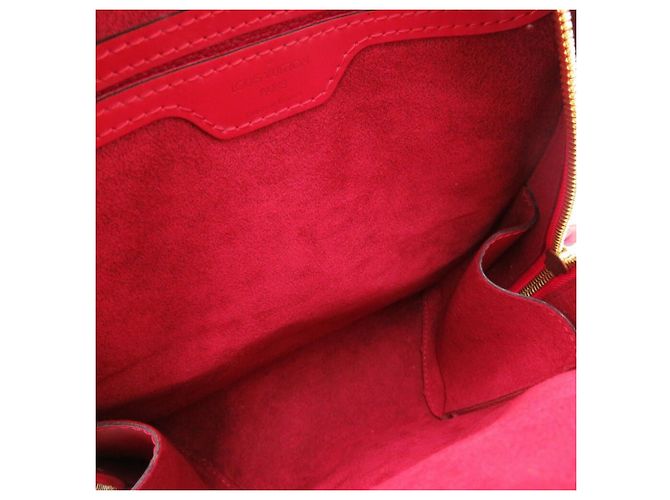 Zaino Mabillon Epi Louis Vuitton in rosso castigliano - vista 5