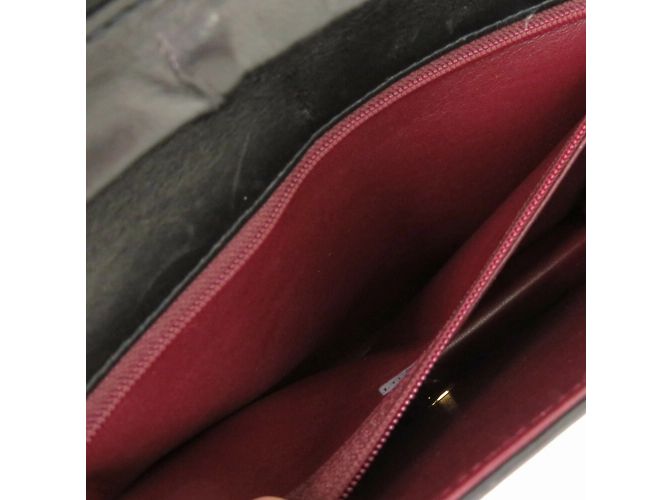 Chanel Schultertasche aus gestepptem Lammleder Schwarz - Ansicht 8