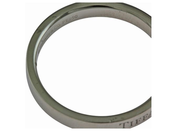 Tiffany & Co Anello piatto Tiffany in platino 950 - vista 10