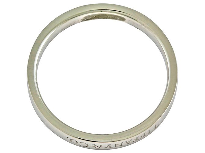 Tiffany & Co Anello piatto Tiffany in platino 950 - vista 14