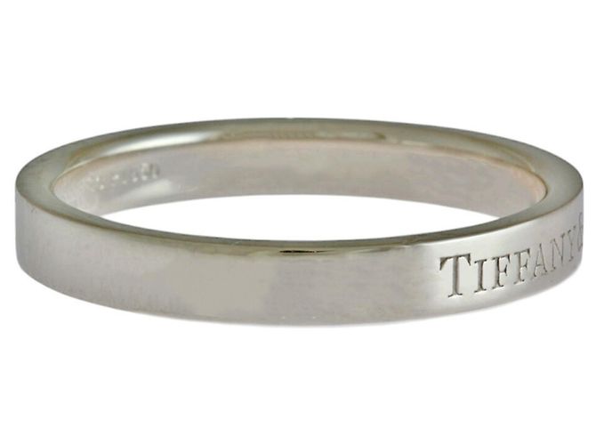 Tiffany & Co Anello piatto Tiffany in platino 950 - vista 6