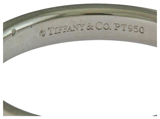 Tiffany & Co Anello piatto Tiffany in platino 950 - vista 7