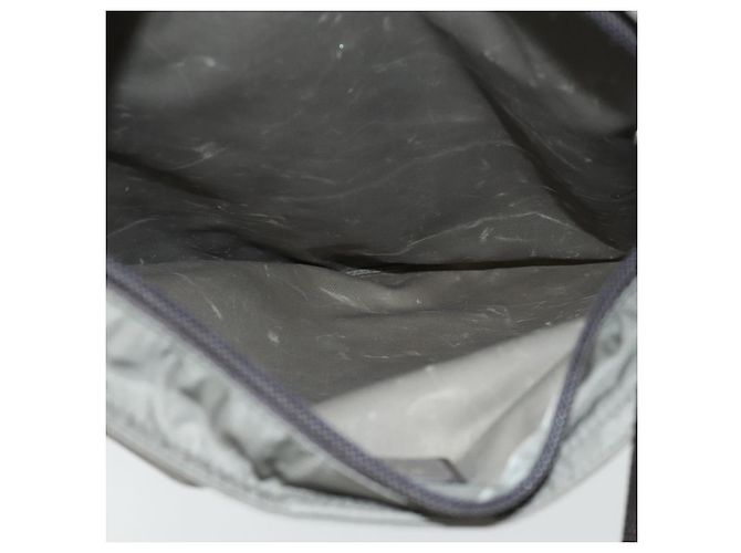 PRADA Schultertasche Nylon Grau Silber Authentisch ep5770 Braun - Ansicht 9