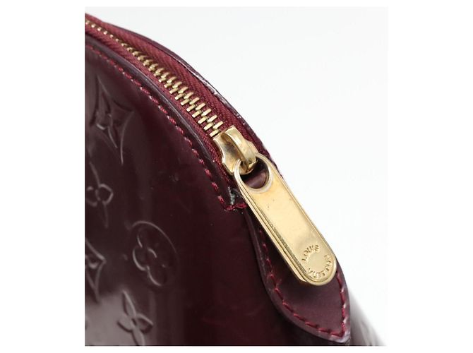 LOUIS VUITTON Monogram Vernis Avalon borsa a mano con zip Amarante M91594 LV Auth mr482 Bordò - vista 10