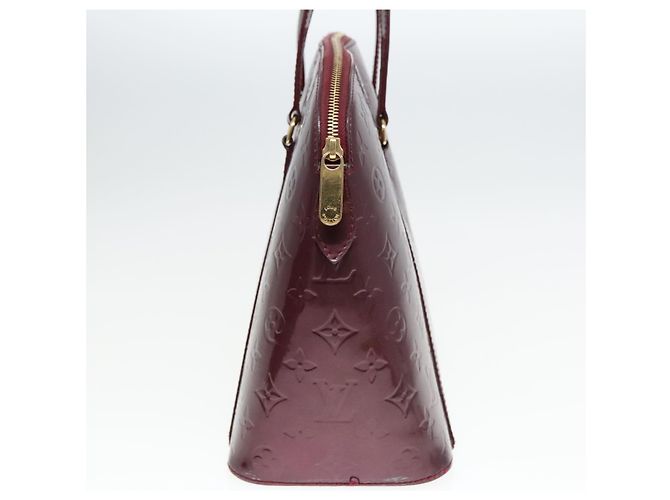LOUIS VUITTON Monogram Vernis Avalon borsa a mano con zip Amarante M91594 LV Auth mr482 Bordò - vista 3