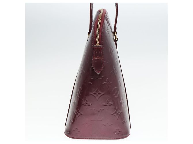 LOUIS VUITTON Monogram Vernis Avalon borsa a mano con zip Amarante M91594 LV Auth mr482 Bordò - vista 4
