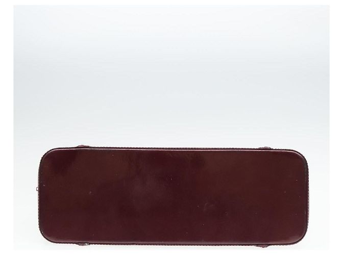 LOUIS VUITTON Monogram Vernis Avalon borsa a mano con zip Amarante M91594 LV Auth mr482 Bordò - vista 5