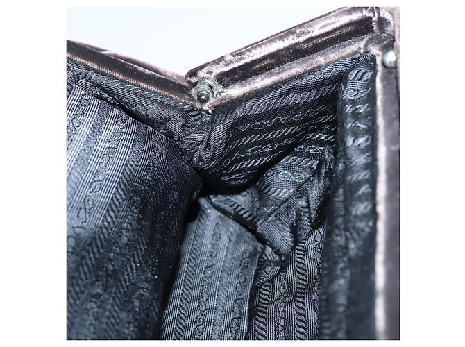 PRADA Borsa a Mano Camoscio Marrone Auth 93244 - vista 20