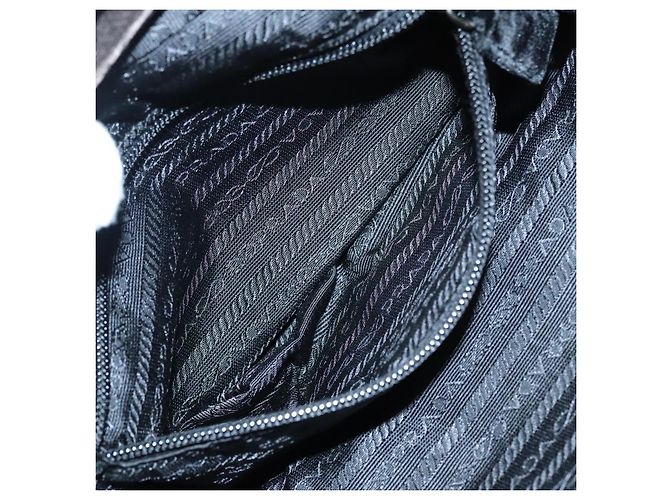 PRADA Borsa a Mano Camoscio Marrone Auth 93244 - vista 22