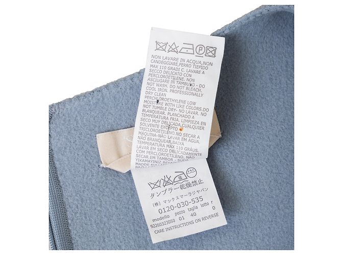 Max Mara Wollkleid Blau - Ansicht 14