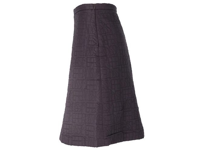 Falda acolchada morada Fendi Fendissime Burdeos Púrpura - vista 3