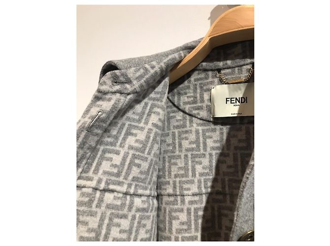 FENDI Coats T.International M Wool - view 5
