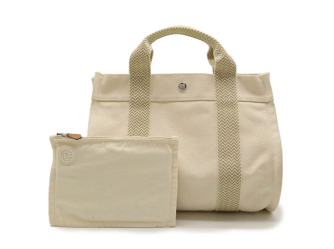 Hermès Hermes Cannes PM Tote Tasche Beige Roh - Ansicht 2
