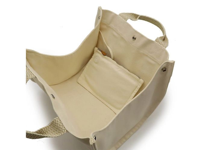 Hermès Hermes Cannes PM Tote Tasche Beige Roh - Ansicht 6
