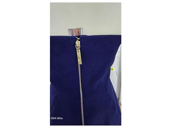 Elisabetta Franchi Kleid Dunkelblau Polyester - Ansicht 3